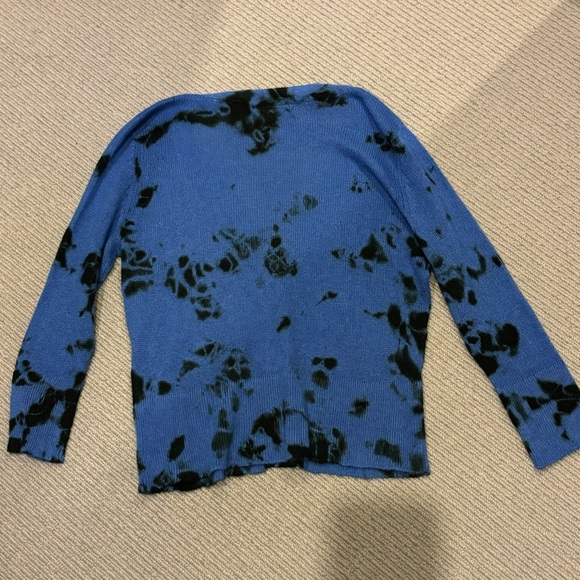 Parker Blue Cashmere Cardigan - Picture 4 of 6